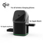 30W 3-in-1 Magnetic Wireless Charging Stand – Rotatable Fast Charger for iPhone & Qi Devices